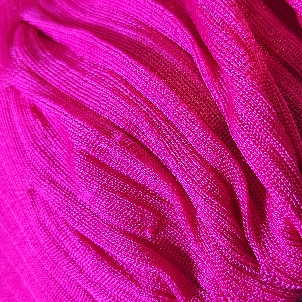 Zac Posen Womens Fuchsia Ruched Mini Dress Size Medium Bodycon Stretch - Picture 8 of 10